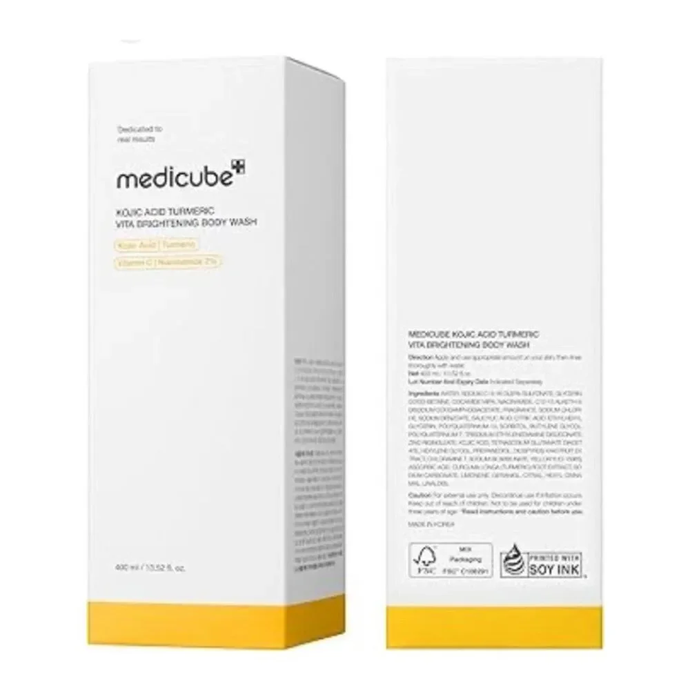 Medicube Kojic Acid Turmeric Vita Brightening Body Wash K-Beauty 13.52 fl.oz